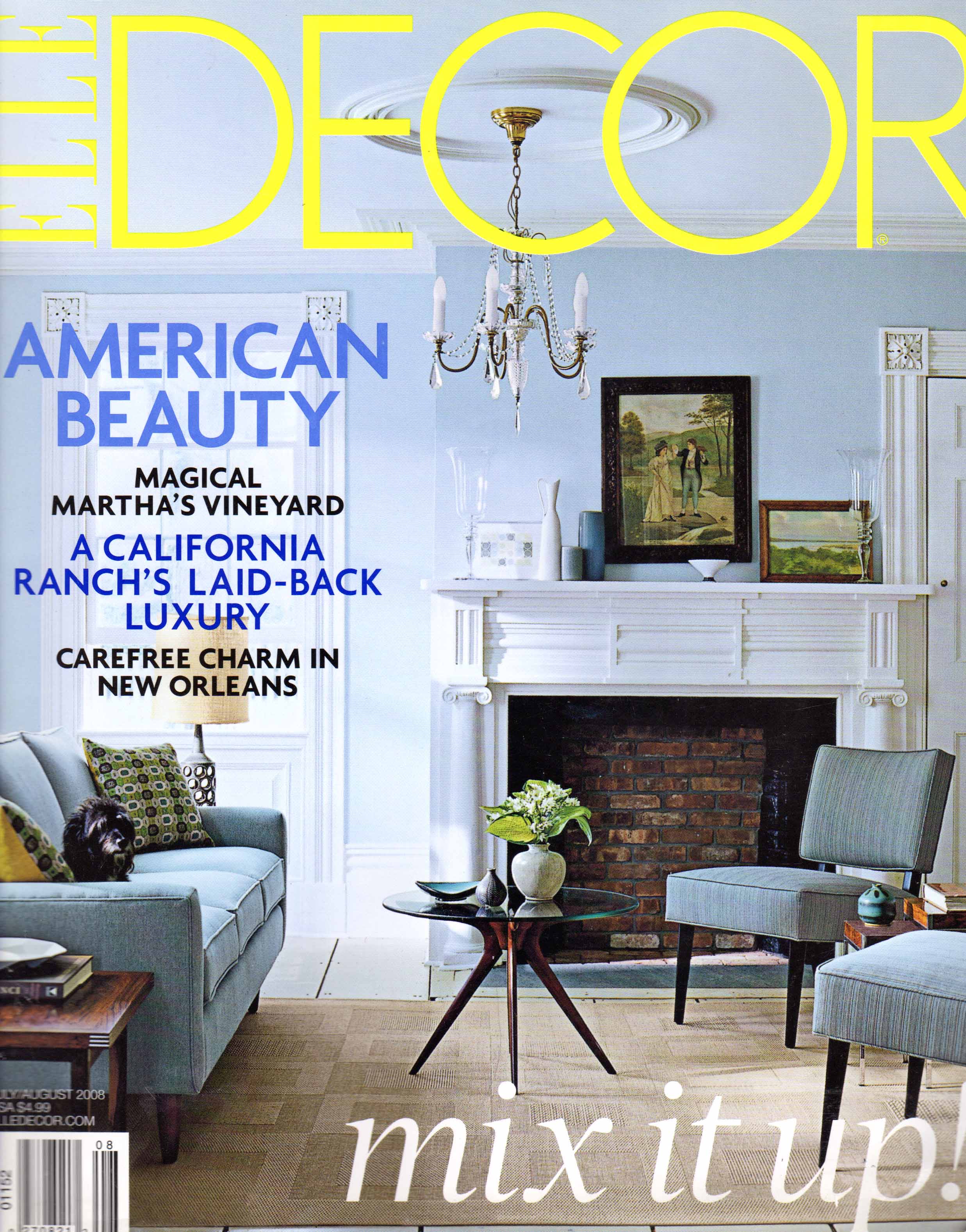 Elle Decor cover_2008-07-08